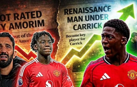 减配博格巴？曼联新帝星重获主力仍需改变，队友提醒他阿莫林教训